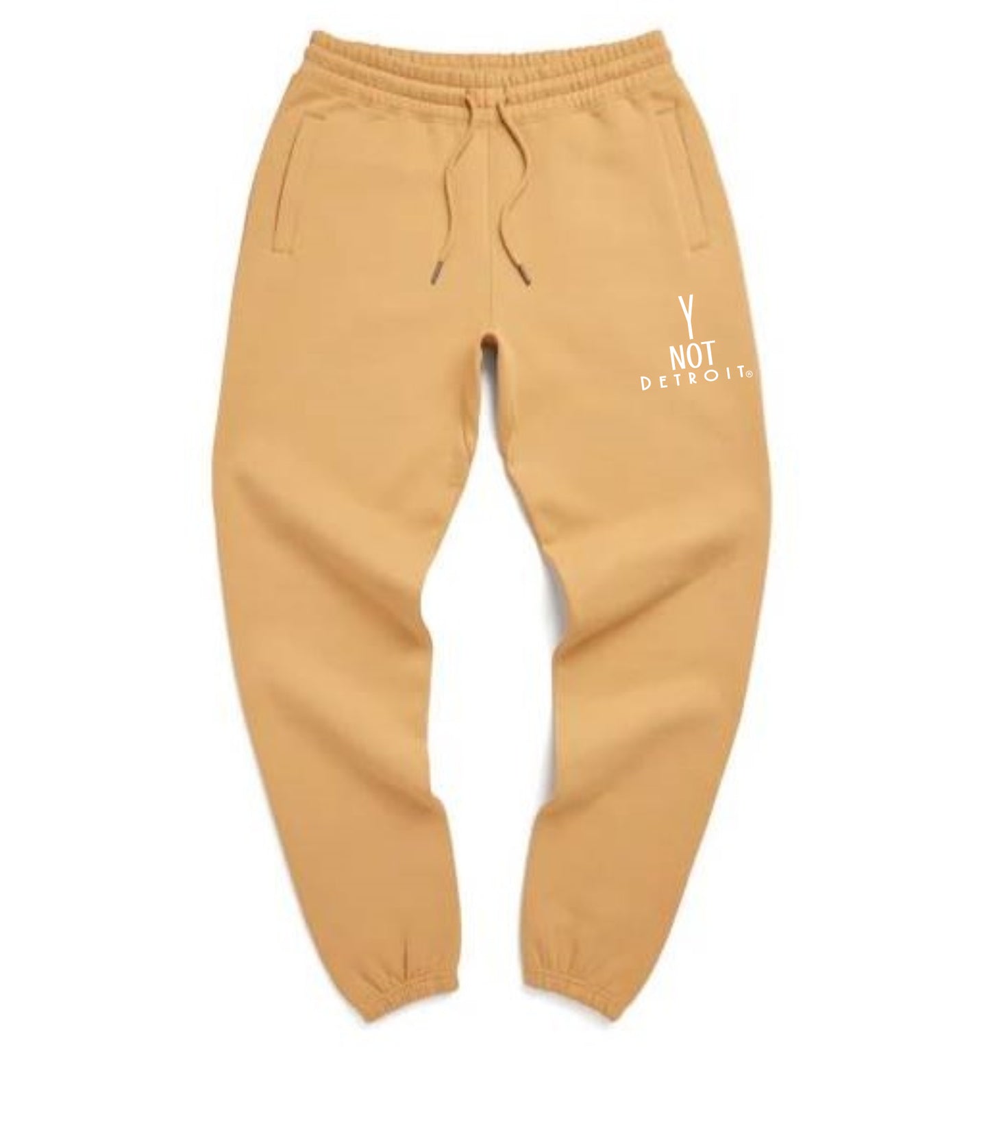 Y Not Detroit logo sweatpants
