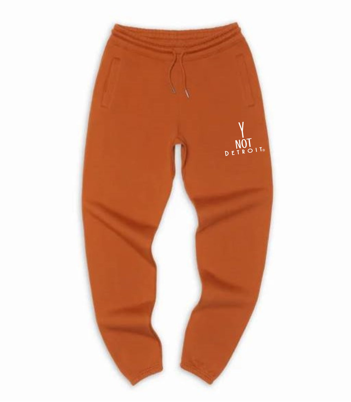 Y Not Detroit logo sweatpants