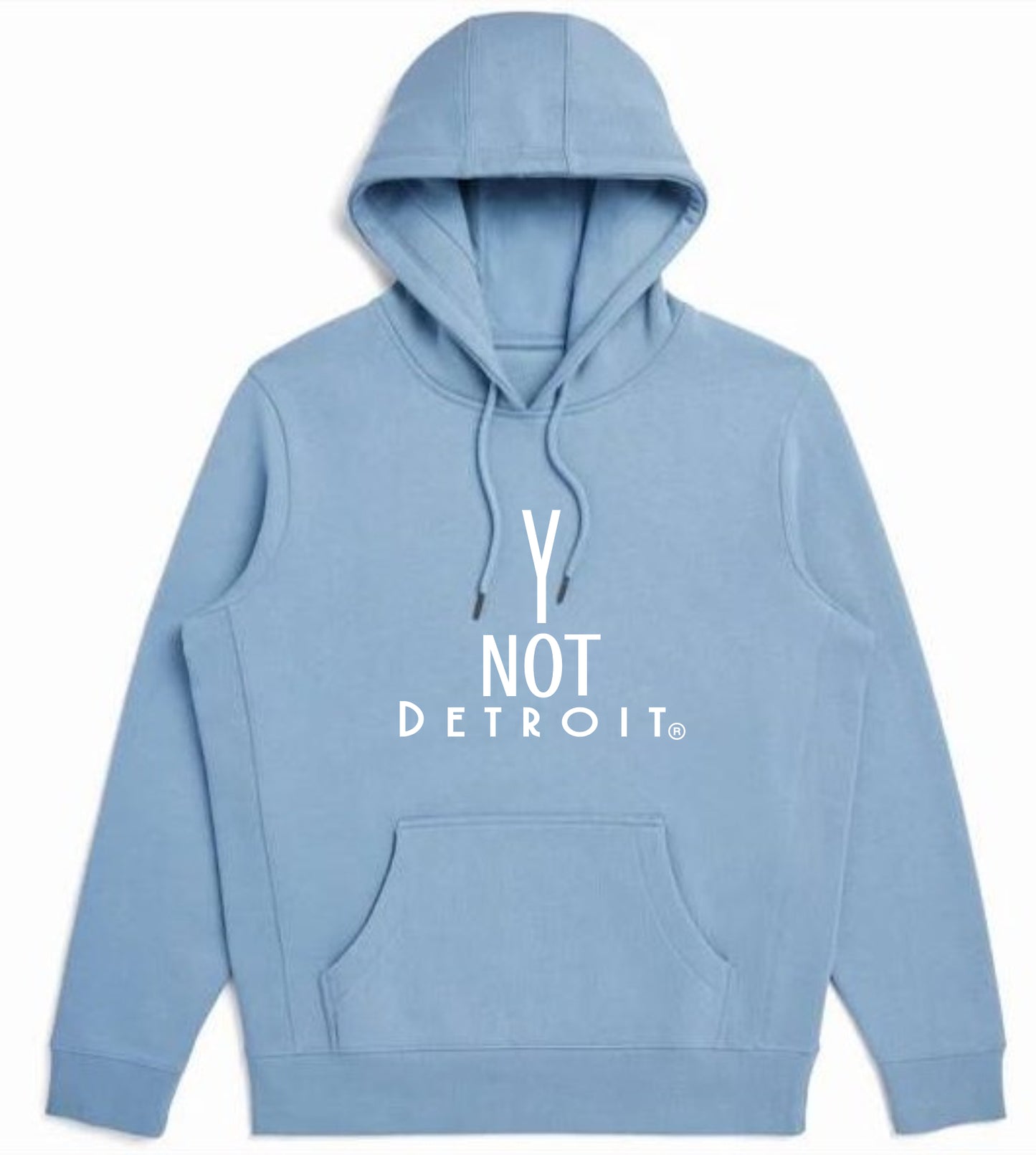 Y Not Detroit logo hooded sweatshirt