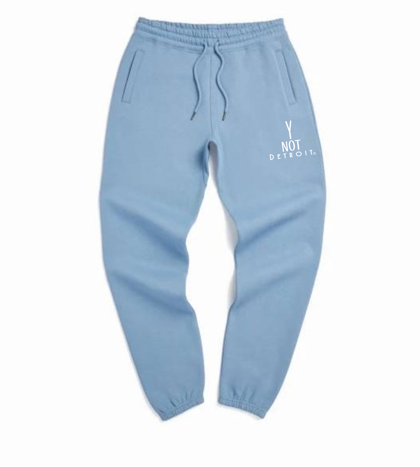 Y Not Detroit logo sweatpants