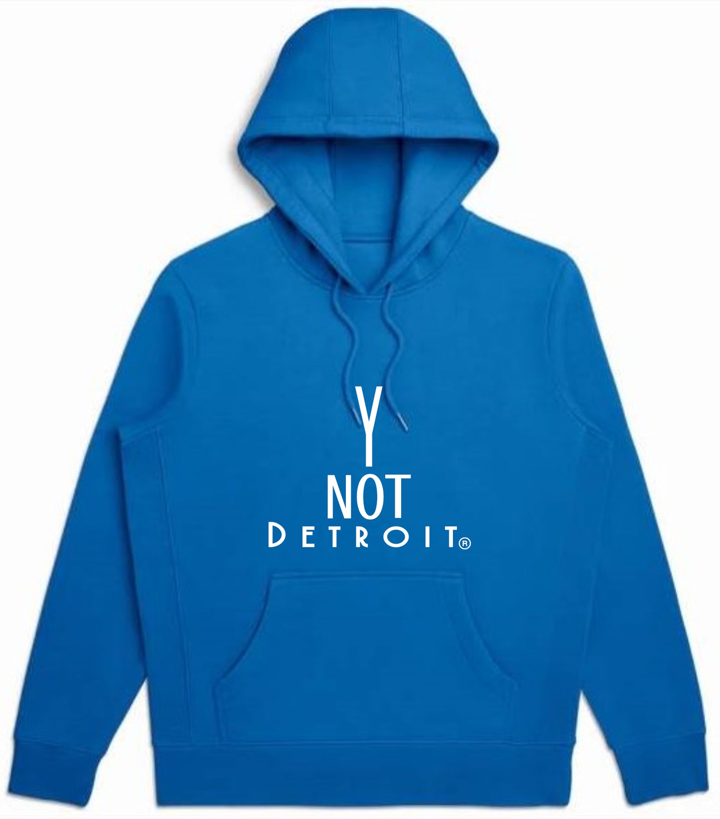 Y Not Detroit logo hooded sweatshirt