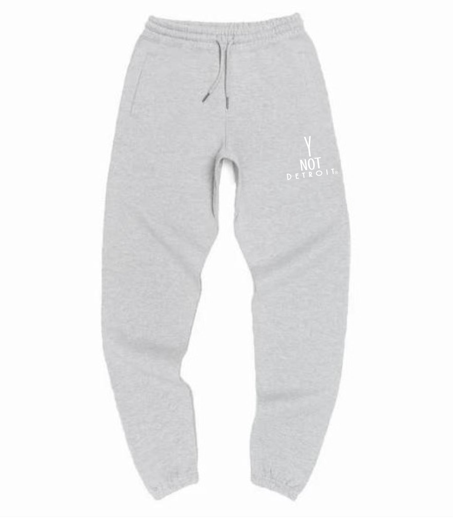 Y Not Detroit logo sweatpants