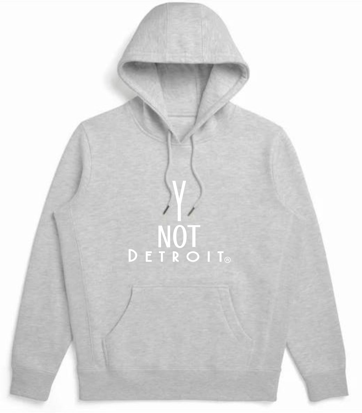 Y Not Detroit logo hooded sweatshirt