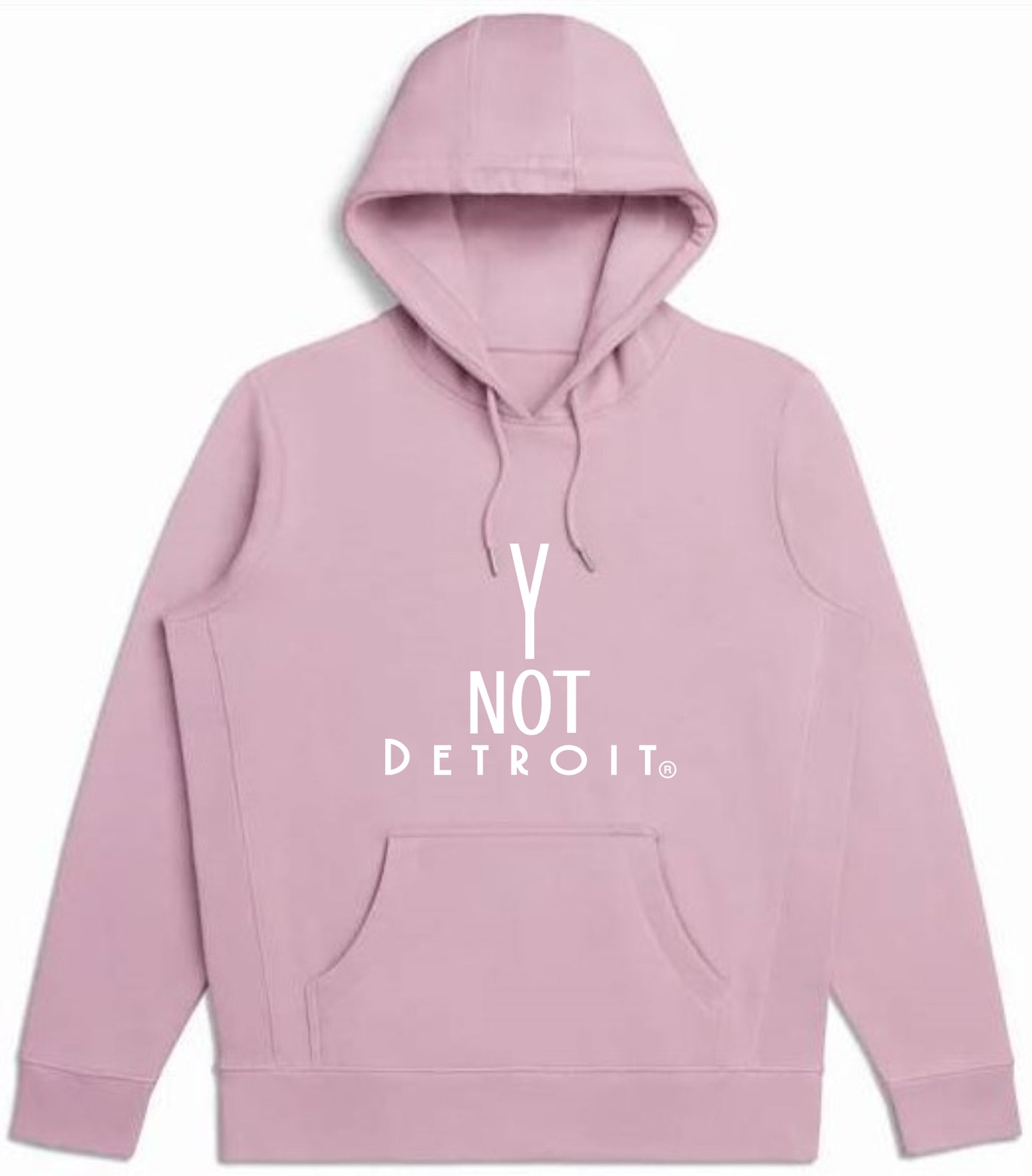 Y Not Detroit logo hooded sweatshirt