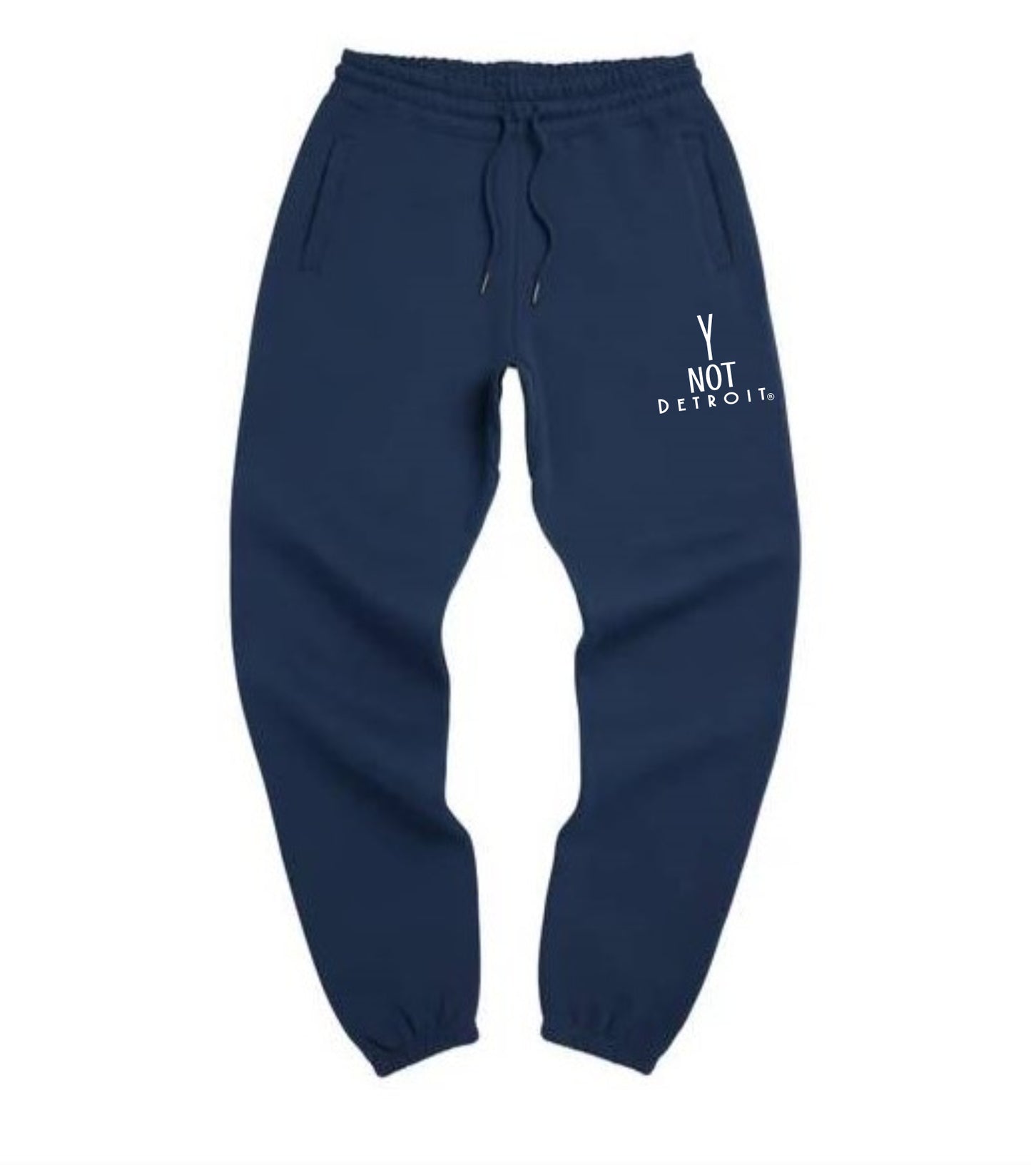 Y Not Detroit logo sweatpants