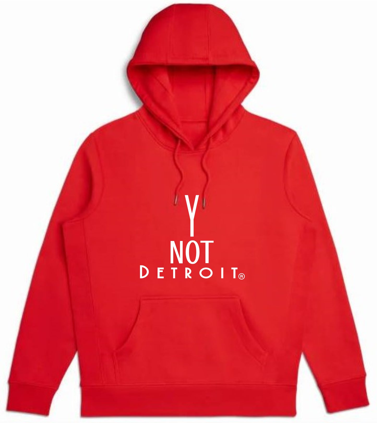 Y Not Detroit logo hooded sweatshirt