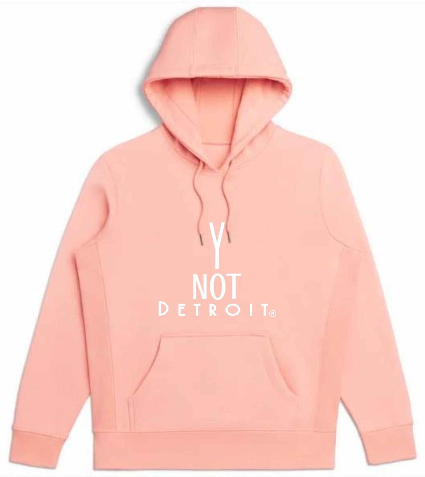 Y Not Detroit logo hooded sweatshirt