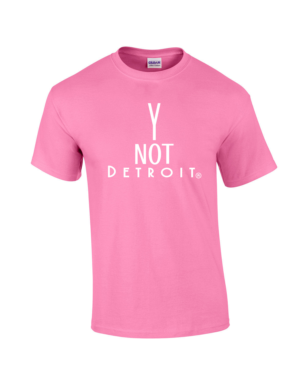 Y NOT Detroit logo t-shirt