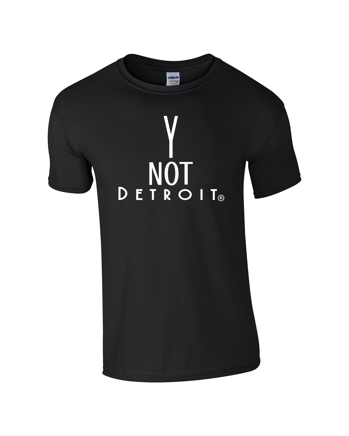 Y NOT Detroit logo t-shirt