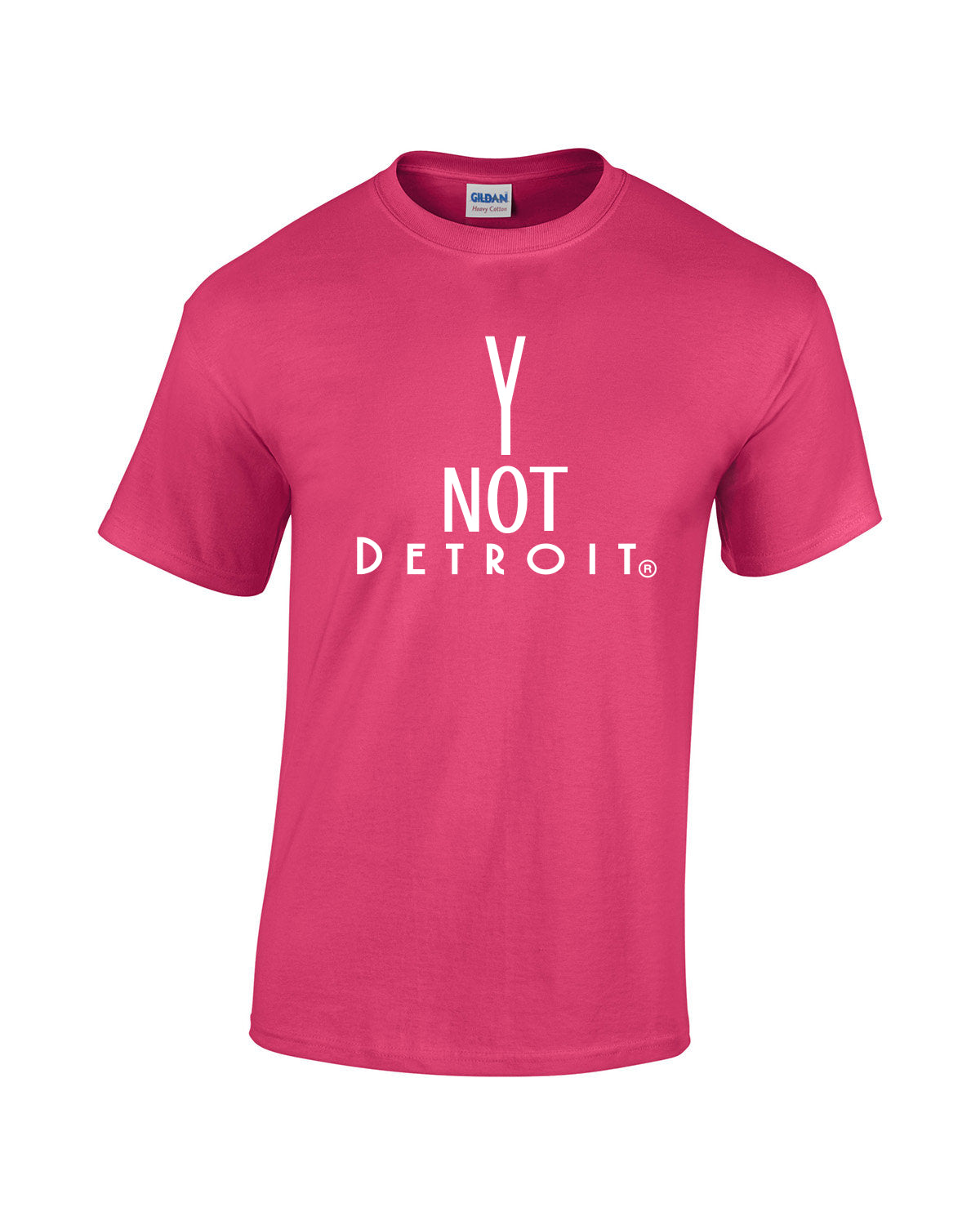 Y NOT Detroit logo t-shirt