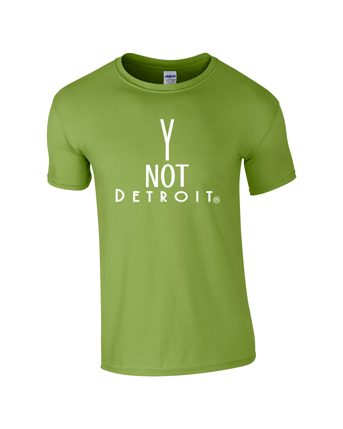 Y NOT Detroit logo t-shirt