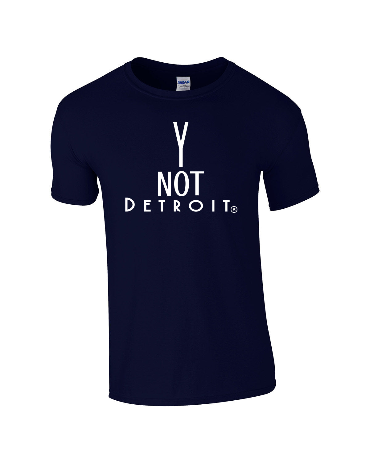 Y NOT Detroit logo t-shirt