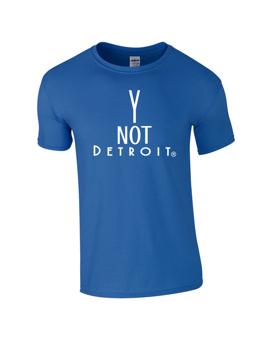 Y NOT Detroit logo t-shirt