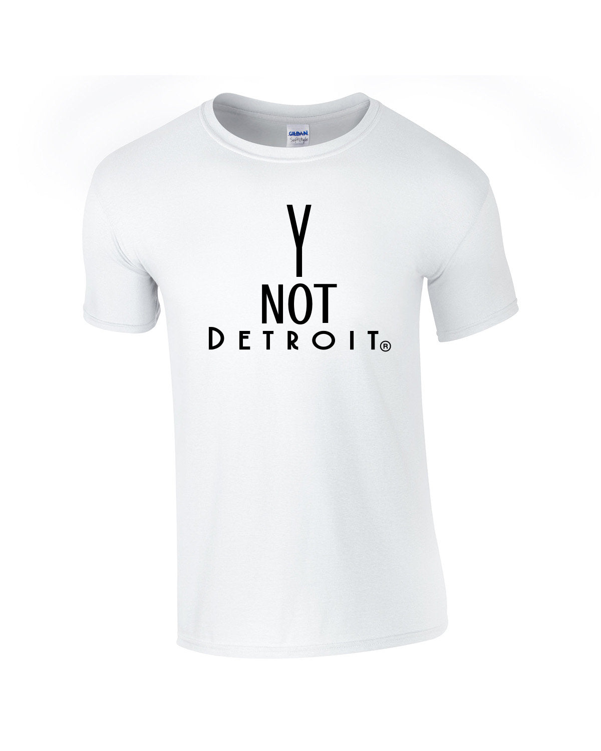 Y NOT Detroit logo t-shirt